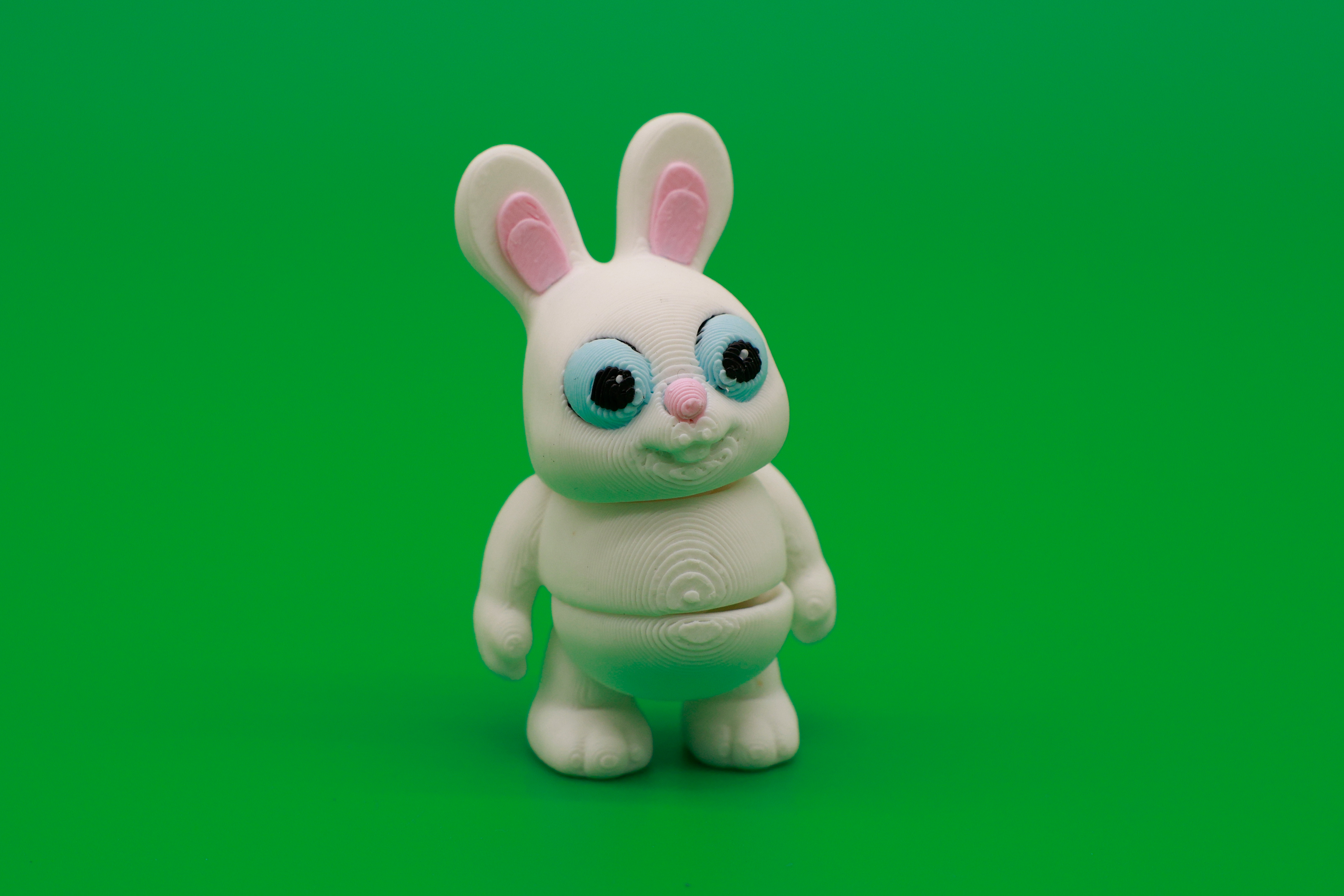 Articulating bunny print